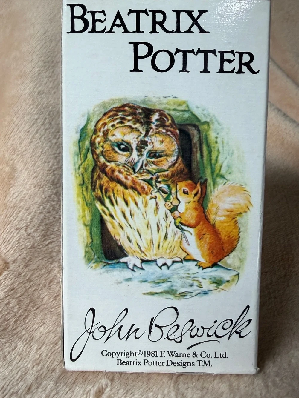 Beswick Beatrix Potter Benjamin Bunny Figurine England With Vintage Box